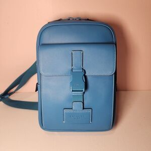 NWT Coach CP023 Track Pack Bright Blue